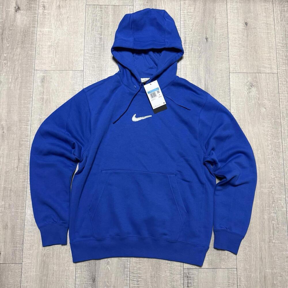 Nike Air Club Space Rare Hoodie Pullover‎ Blue Glow In Dark HQ2635 480  Medium